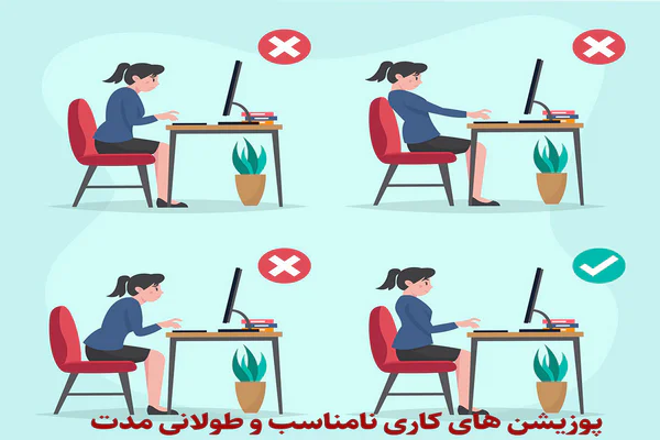 پوزیشن های کاری نامناسب